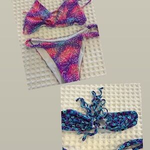 2 bright swimwear bikinis small great condition